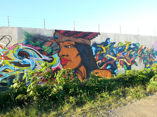 Street Art Queen Of The Pacific
