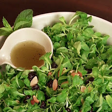 Cherry, Almond, and Herb Salad