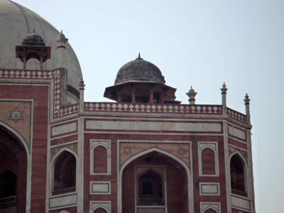top corner, Humayun's Tomb, New Delhi