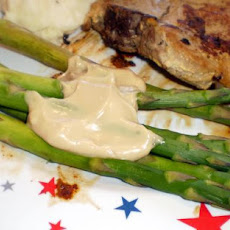 Asparagus With Wasabi-Mayonnaise Dip
