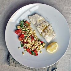 Poached Halibut