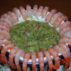 Shrimp Cocktail With Kiwi Daiquiri Guacamole