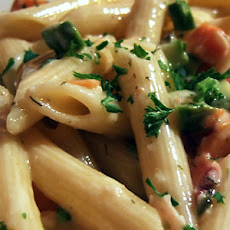 Penne With Spicy Sausage and Chard