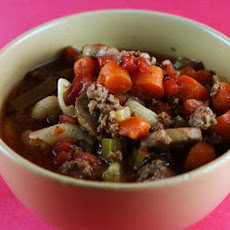 Italian Minestrone Soup in the Slow Cooker