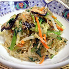 Korean Chap Chae (Vegetarian)