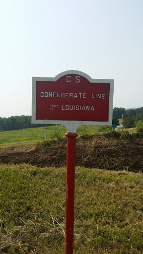 Confederate  Line, 3rd Louisiana 
