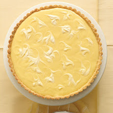 Marbled Lemon Tart with Sage-Cornmeal Crust