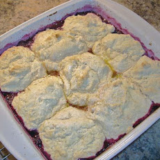 Red Raspberry Cobbler (Dairy Free)