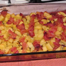 Crisp Potato and Bacon Casserole