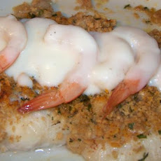 Stuffed Pollock With Shrimp Sauce