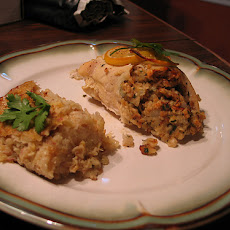 Chicken Breasts Stuffed With Curried Couscous