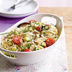 Pasta with Zucchini and Toasted Almonds