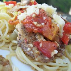 Tilapia and Mizithra Pasta