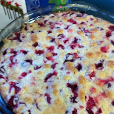 Crustless Cranberry Pie