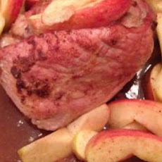 Roasted Pork Loin With Apples and Cinnamon