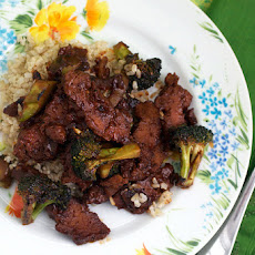 Seitan & Broccoli With Pantry BBQ Sauce