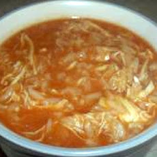 Zesty Chicken Soup with Tomatoes and Rice