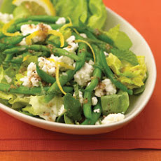 Green Bean & Feta Salad With Red Wine Vinaigrette