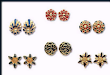Lote De 12 Pares Aros Nacaraditos