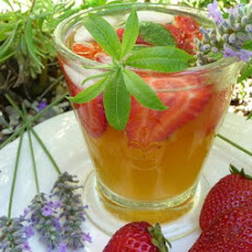 Strawberry and Lavender Pastis Spritzer