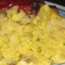 Sizzlin' Summer Steaks & Spuds With Cheesy Scallion Butter