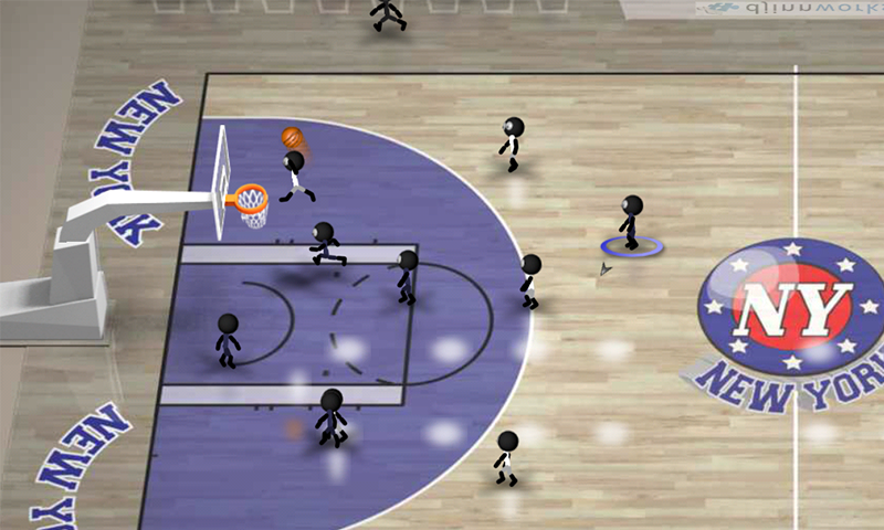 Android application Stickman Basketball screenshort