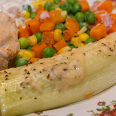 Leeks Braised With Parmesan Cheese