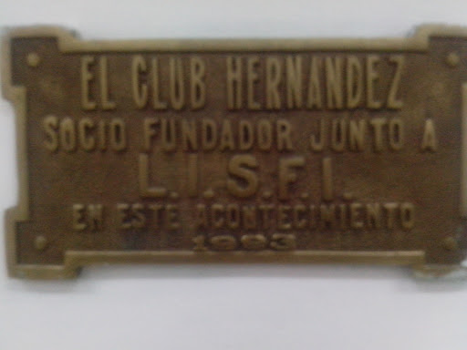 Homenaje Al Club Hernández 
