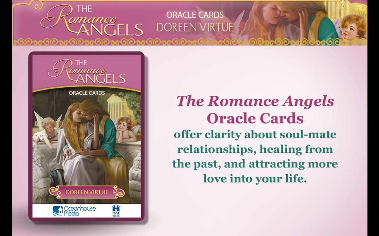 Android application Romance Angels Oracle Cards screenshort