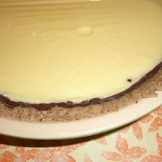 Grapefruit Custard Tart With Chocolate-Pecan Crust
