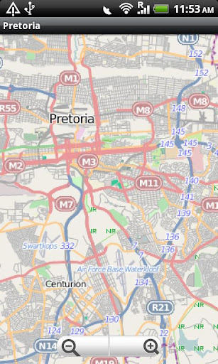 Pretoria Street Map