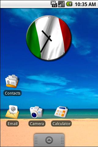 Italy Clock Widget