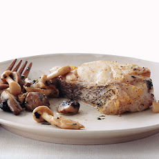 Hake with Wild Mushrooms