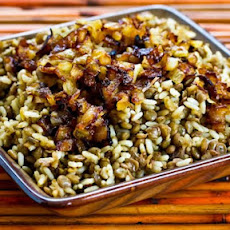 Mujadarra (Middle Eastern Lentils and Rice with Caramelized Onions)