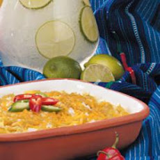 Cheesy Green Chili Rice