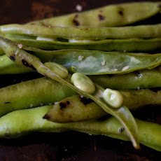 Grilled Fava Beans
