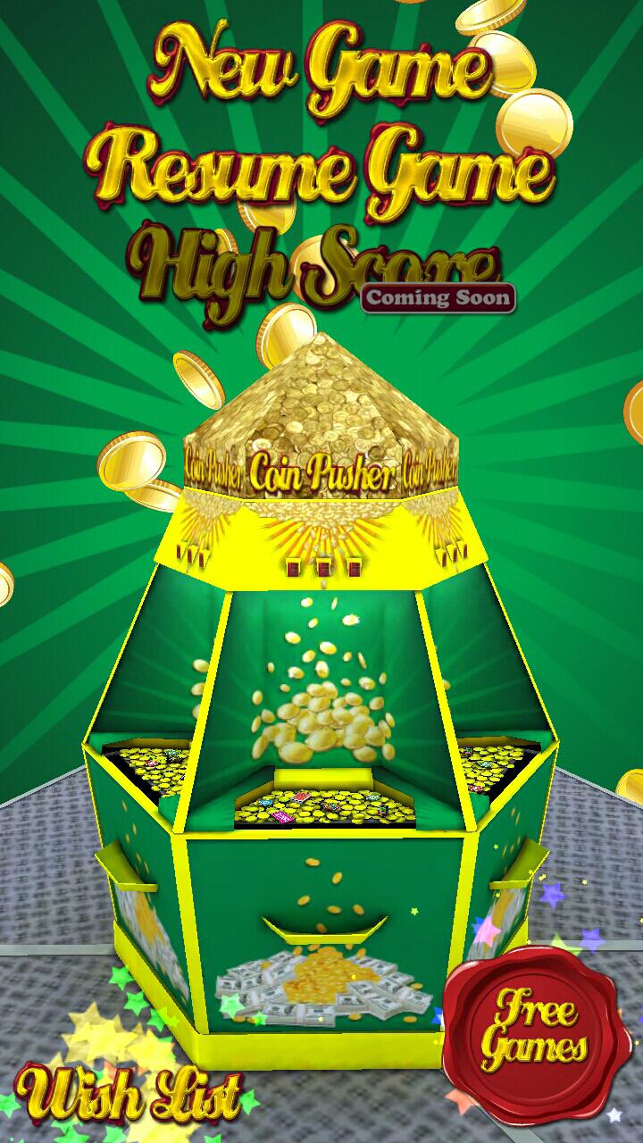 Android application Coin Pusher Gold screenshort