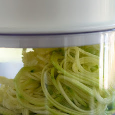 How To Spiral Slice Raw Zucchini