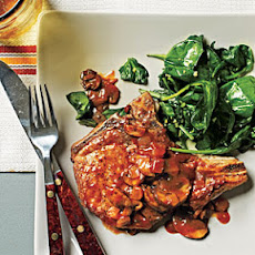 Pork Chops with Grits and Red-Eye Gravy