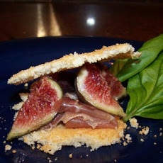 Parmesan Wafers With Prosciutto and Figs