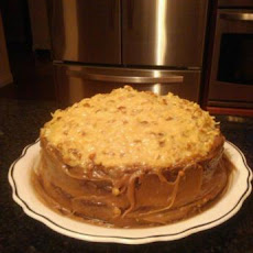 German Chocolate Cake With Coconut Pecan Frosting