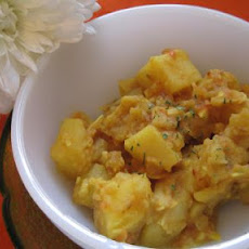 Potato Tomato Coconut Masala