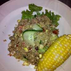 Quinoa and Black eyed pea salad