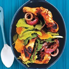 Grilled Chicken Legs With Orange and Rosemary