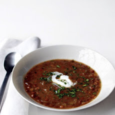 Caramelized Onion and Lentil Soup