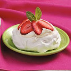 Strawberry Meringue Cups
