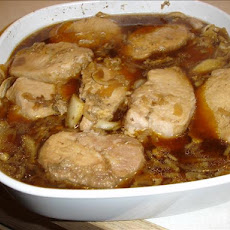 So Easy It's Shameful Crock Pot Onion Chops
