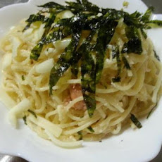 Tarako Spaghetti (Salted Cod Fish Roe Pesto With Pasta)