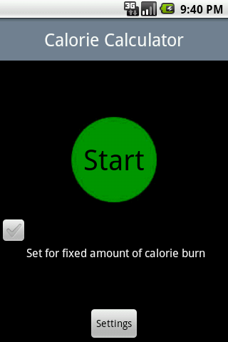 Calorie Calculator