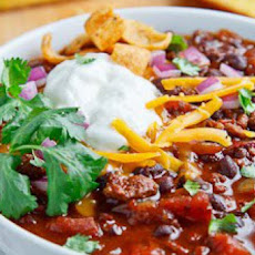 Beef and Black Bean Chili